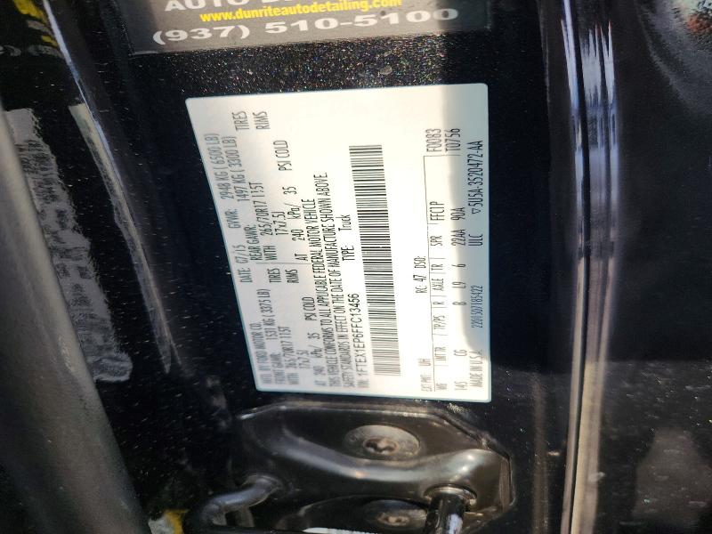 48018076 :رقم المزاد ، 1FTEX1EP6FFC13456 vin ، 2015 Ford F150 مزاد بيع