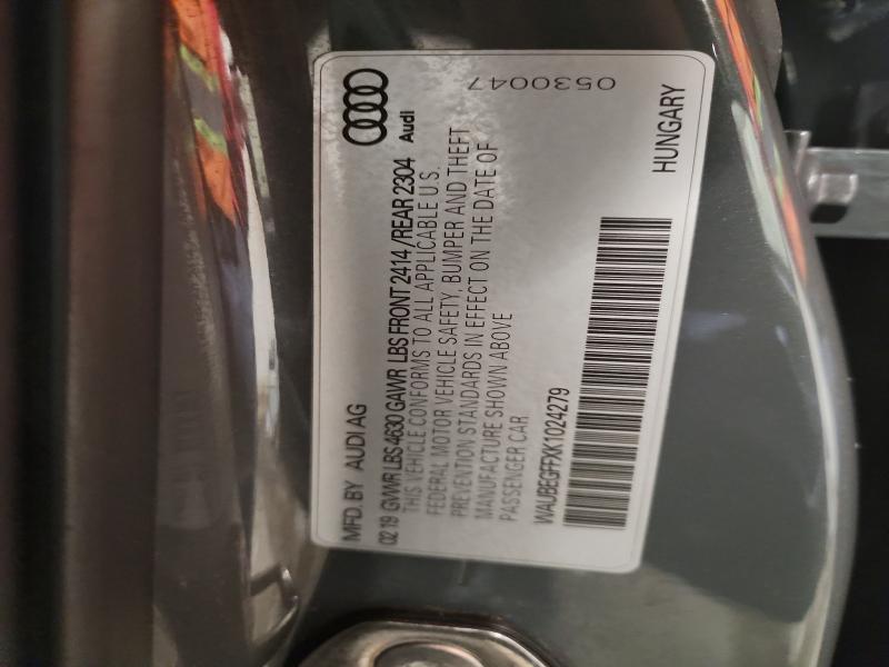 Aukcja sprzedaży 2019 Audi A3, vin: WAUBEGFFXK1024279, numer aukcji: 79984695