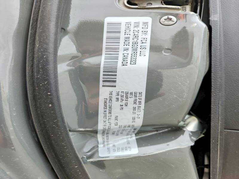 Продажа на аукционе авто 2021 Chrysler Pacifica, vin: 2C4RC1BG0MR553323, номер лота: 79933295