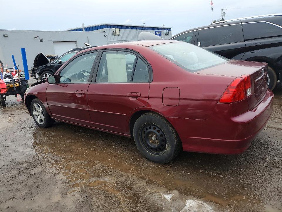 2005 Honda Civic მანქანა იყიდება აუქციონზე, vin: 2HGES16665H034031, აუქციონის ნომერი: 79426785