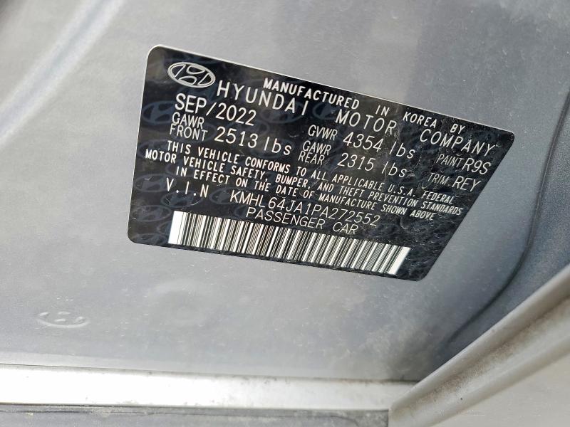 Aukcja sprzedaży 2023 Hyundai Sonata, vin: KMHL64JA1PA272552, numer aukcji: 46668226