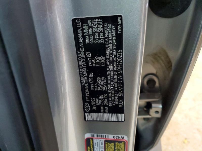 2023 Hyundai Tucson მანქანა იყიდება აუქციონზე, vin: 5NMJFCAE5PH220226, აუქციონის ნომერი: 47715836