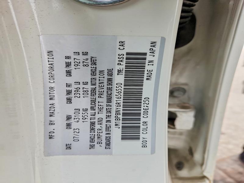 2024 Mazda 3 მანქანა იყიდება აუქციონზე, vin: JM1BPBNY6R1656550, აუქციონის ნომერი: 42006426