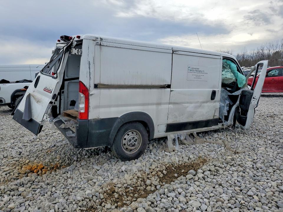 47401906 :رقم المزاد ، 3C6TRVAGXKE530523 vin ، 2019 Ram Promaster 1500 مزاد بيع