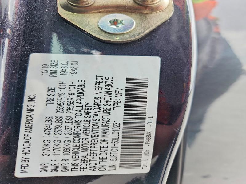 Продаж на аукціоні авто 2020 Acura Rdx, vin: 5J8TC1H53LL010231, номер лоту: 41751486