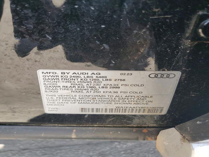 Продаж на аукціоні авто 2023 Audi Q5, vin: WA1EAAFY8P2100765, номер лоту: 46492856