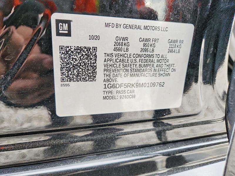 Aukcja sprzedaży 2021 Cadillac Ct4, vin: 1G6DF5RK9M0109762, numer aukcji: 47583326