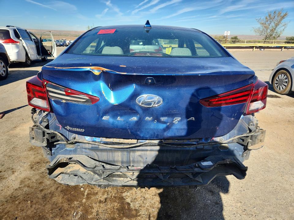 Продаж на аукціоні авто 2019 Hyundai Elantra, vin: 5NPD84LF5KH441467, номер лоту: 46363536