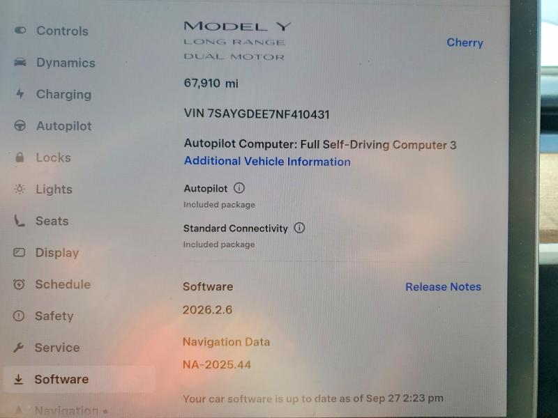 Продажа на аукционе авто 2022 Tesla Model Y, vin: 7SAYGDEE7NF410431, номер лота: 47408416