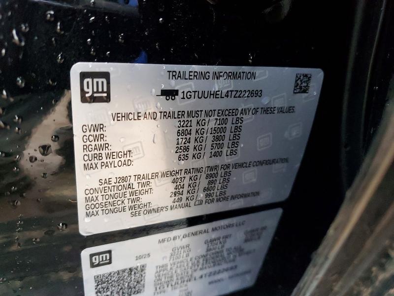 Продажа на аукционе авто 2026 Gmc Sierra, vin: 1GTUUHEL4TZ222693, номер лота: 79730125