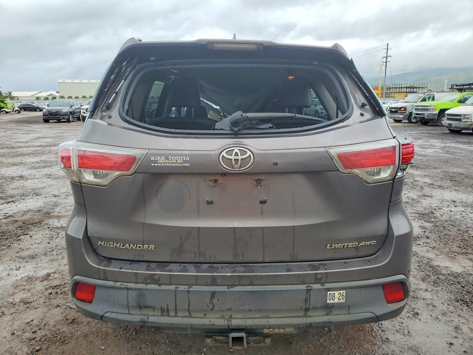 2014 Toyota Highlander მანქანა იყიდება აუქციონზე, vin: 5TDDKRFH2ES006335, აუქციონის ნომერი: 46430226