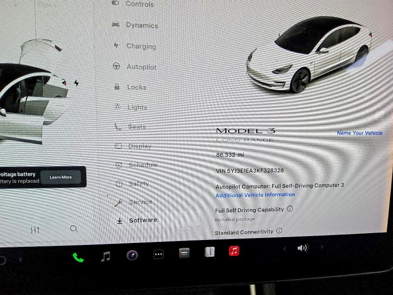 78690955 :رقم المزاد ، 5YJ3E1EA3KF328328 vin ، 2019 Tesla Model 3 مزاد بيع