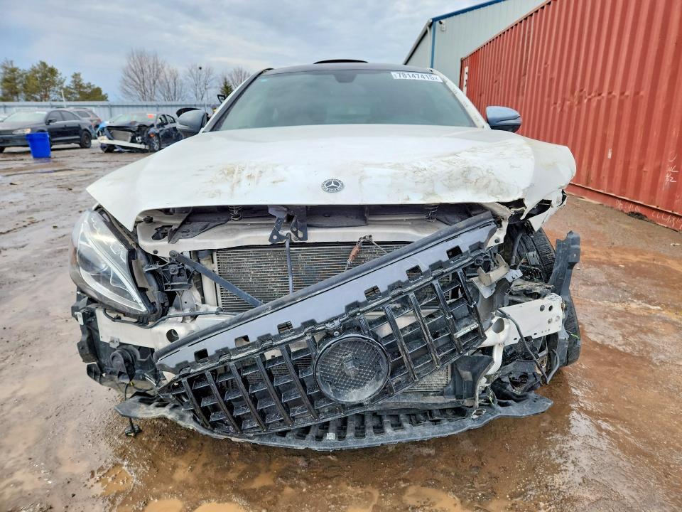 78147415 :رقم المزاد ، WDDWJ6EBXJF648079 vin ، 2018 Mercedes-benz C مزاد بيع
