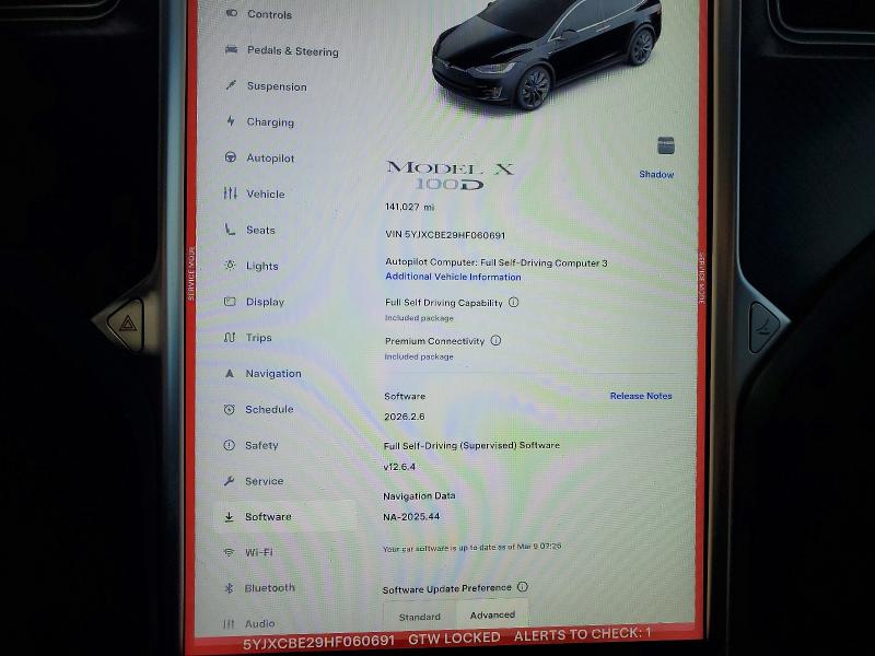 Продажа на аукционе авто 2017 Tesla Model X, vin: 5YJXCBE29HF060691, номер лота: 41803206