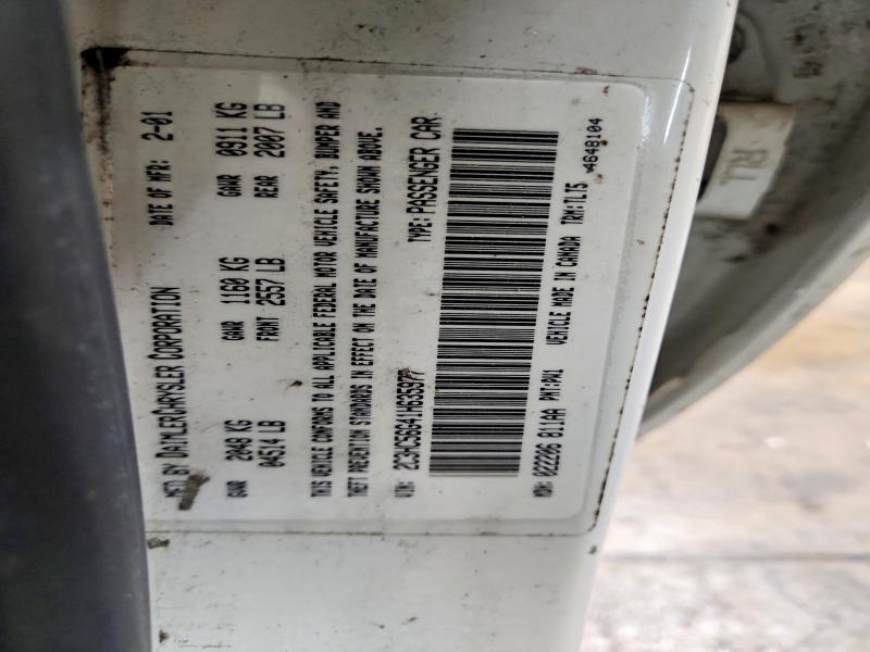 46238566 :رقم المزاد ، 2C3HC56G41H635977 vin ، 2001 Chrysler Lhs مزاد بيع