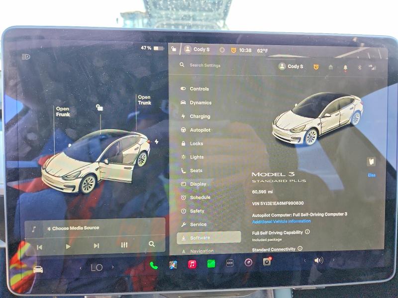 Aukcja sprzedaży 2021 Tesla Model 3, vin: 5YJ3E1EA6MF990830, numer aukcji: 41723956