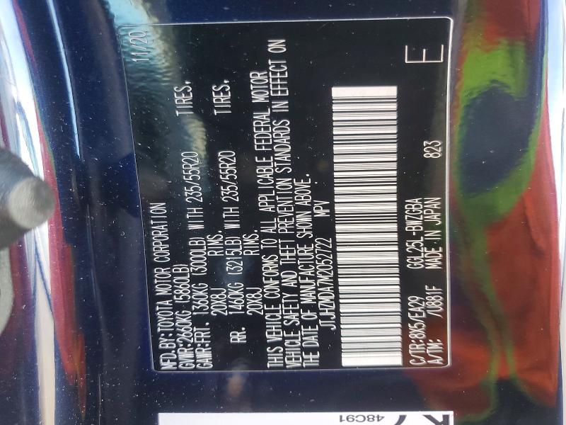 Aukcja sprzedaży 2021 Lexus Rx 350, vin: JTJHZMDA7M2052722, numer aukcji: 41846016