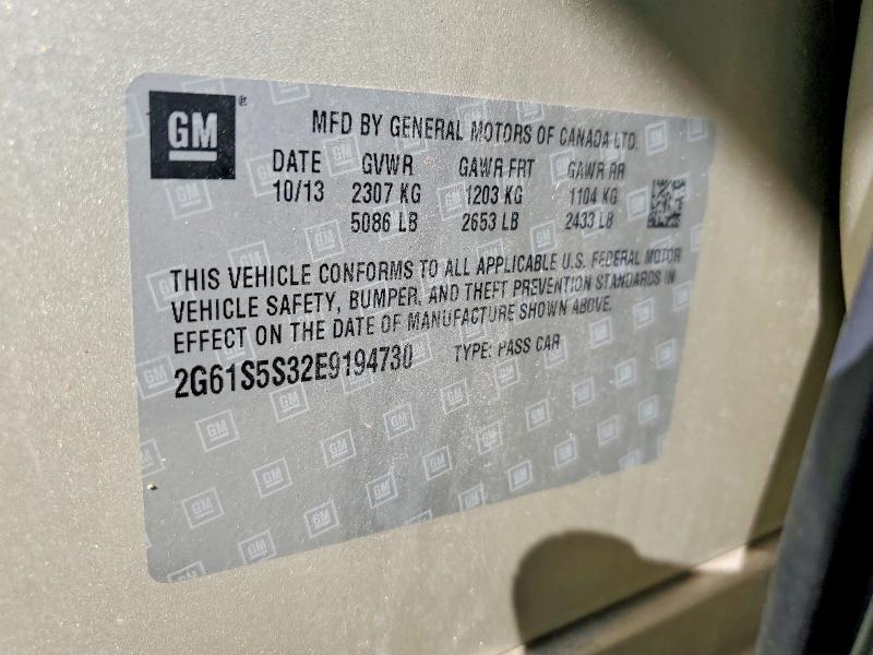 Продажа на аукционе авто 2014 Cadillac Xts, vin: 2G61S5S32E9194730, номер лота: 45875316