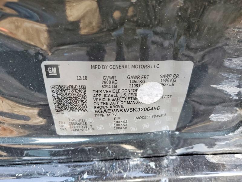 Продажа на аукционе авто 2019 Buick Enclave, vin: 5GAEVAKW5KJ206458, номер лота: 45547006