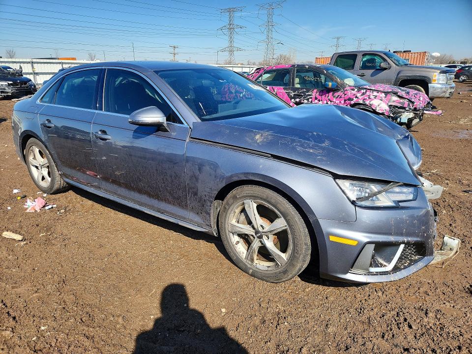 46738016 :رقم المزاد ، WAUDNAF46KA031718 vin ، 2019 Audi A4 مزاد بيع