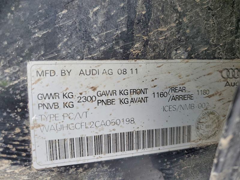 Продажа на аукционе авто 2012 Audi S4, vin: WAUHGCFL2CA050198, номер лота: 45925206