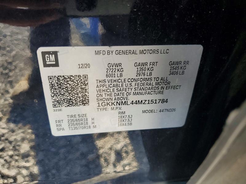 Продажа на аукционе авто 2021 Gmc Acadia, vin: 1GKKNML44MZ151784, номер лота: 47944756