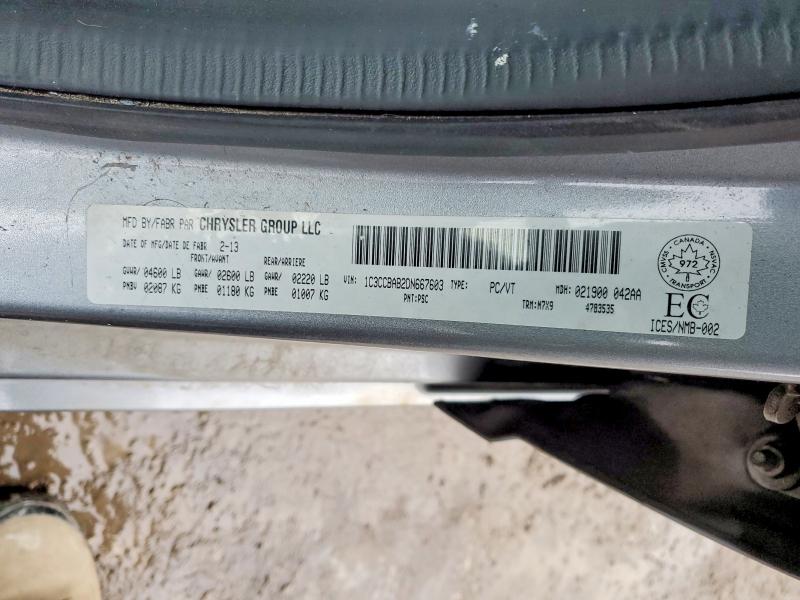 79335585 :رقم المزاد ، 1C3CCBAB2DN667603 vin ، 2013 Chrysler 200 مزاد بيع