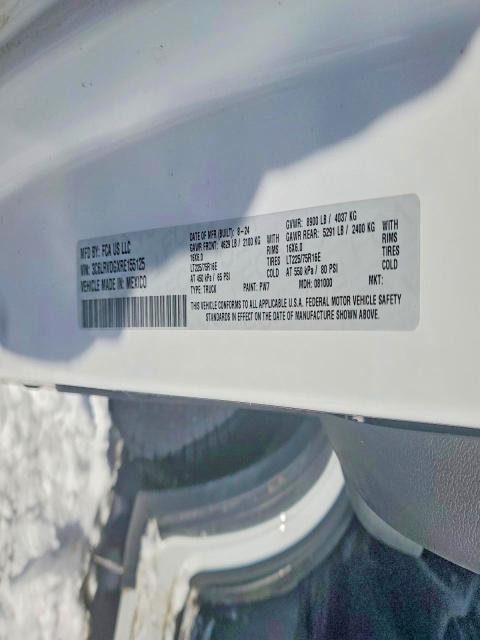 74449535 :رقم المزاد ، 3C6LRVDGXRE155125 vin ، 2024 Ram Promaster 2500 مزاد بيع