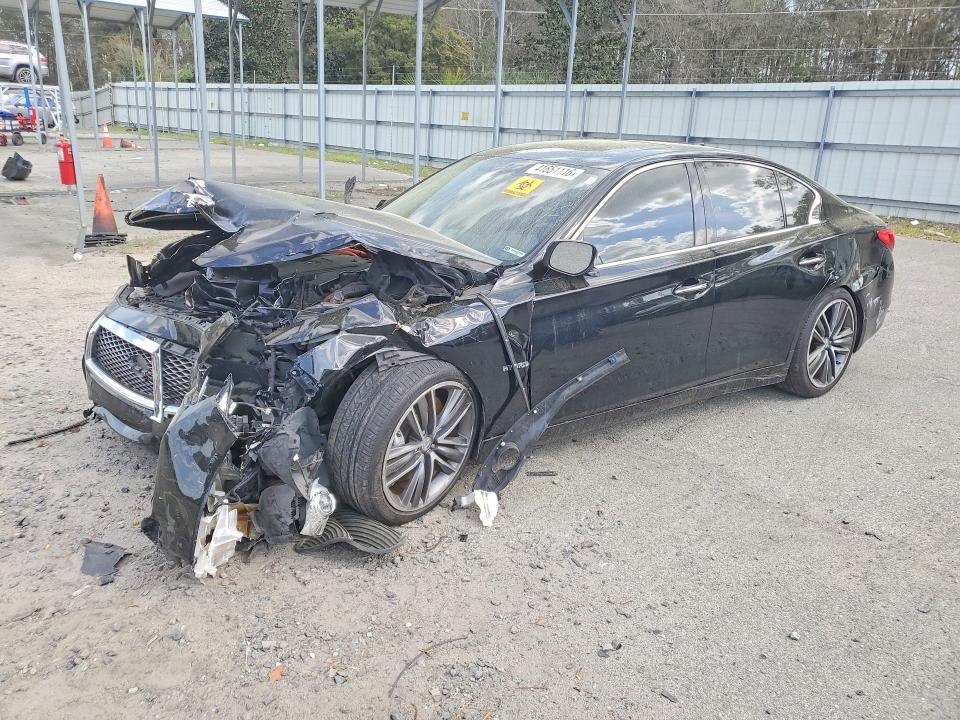 Продажа на аукционе авто 2014 Infiniti Q50 Hybrid, vin: JN1AV7AP1EM690421, номер лота: 41651116