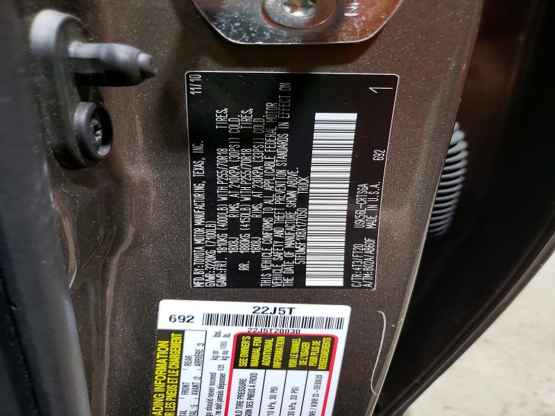 Aukcja sprzedaży 2011 Toyota Tundra, vin: 5TFUW5F1XBX177050, numer aukcji: 46283166