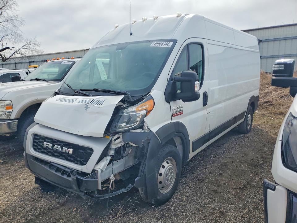 2021 Ram Promaster 2500 მანქანა იყიდება აუქციონზე, vin: 3C6LRVDG6ME585680, აუქციონის ნომერი: 45986146
