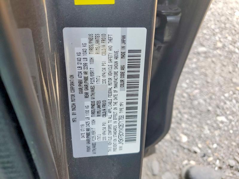 47451306 :رقم المزاد ، JM3KFBCM1K0671768 vin ، 2019 Mazda Cx-5 مزاد بيع