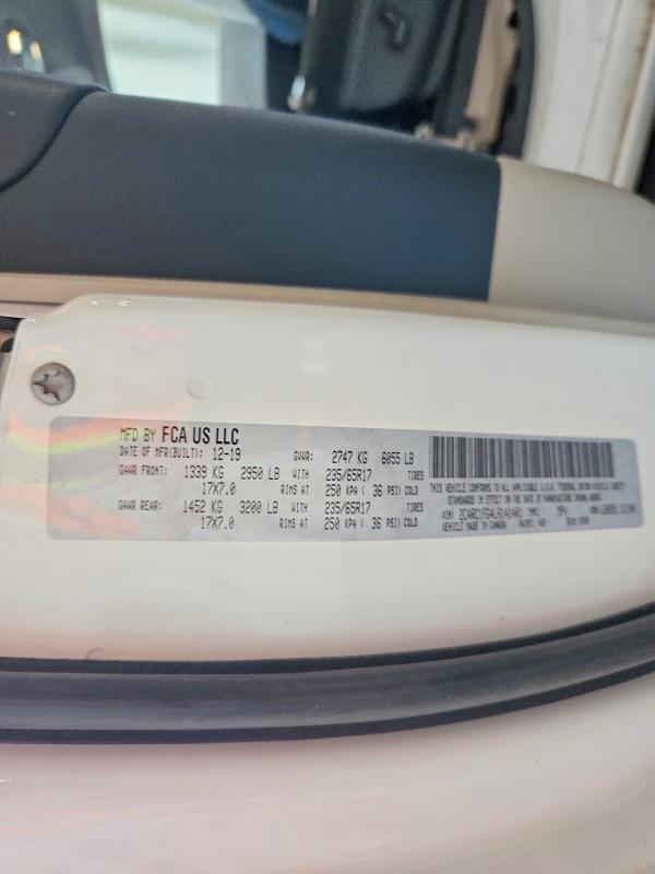 Продажа на аукционе авто 2020 Chrysler Pacifica, vin: 2C4RC1FG4LR141401, номер лота: 41790896