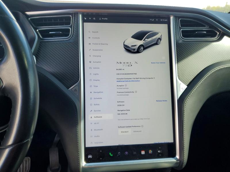 Aukcja sprzedaży 2017 Tesla Model X, vin: 5YJXCAE26HF057192, numer aukcji: 79516835