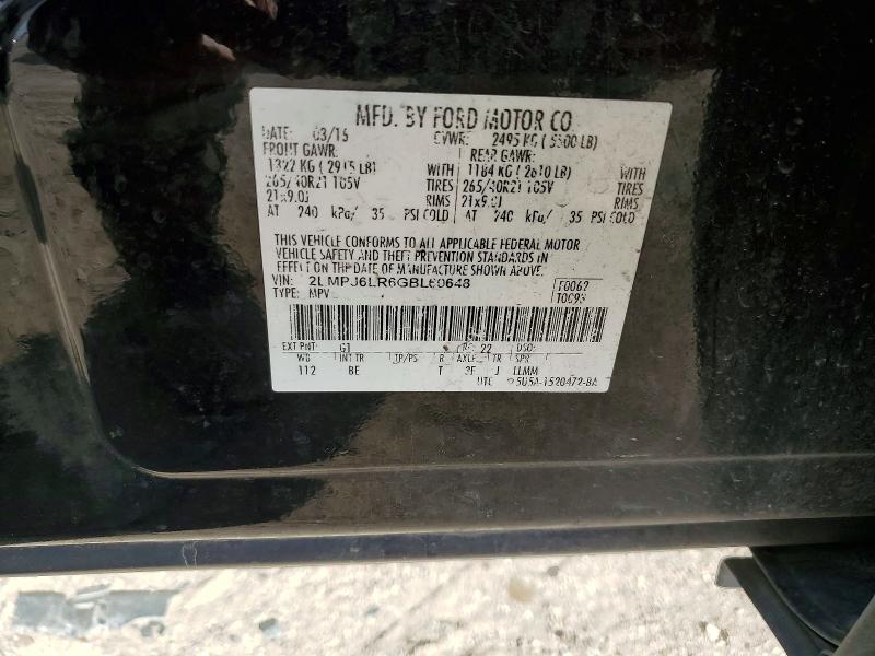 Aukcja sprzedaży 2016 Lincoln Mkx, vin: 2LMPJ6LR6GBL60648, numer aukcji: 79491215
