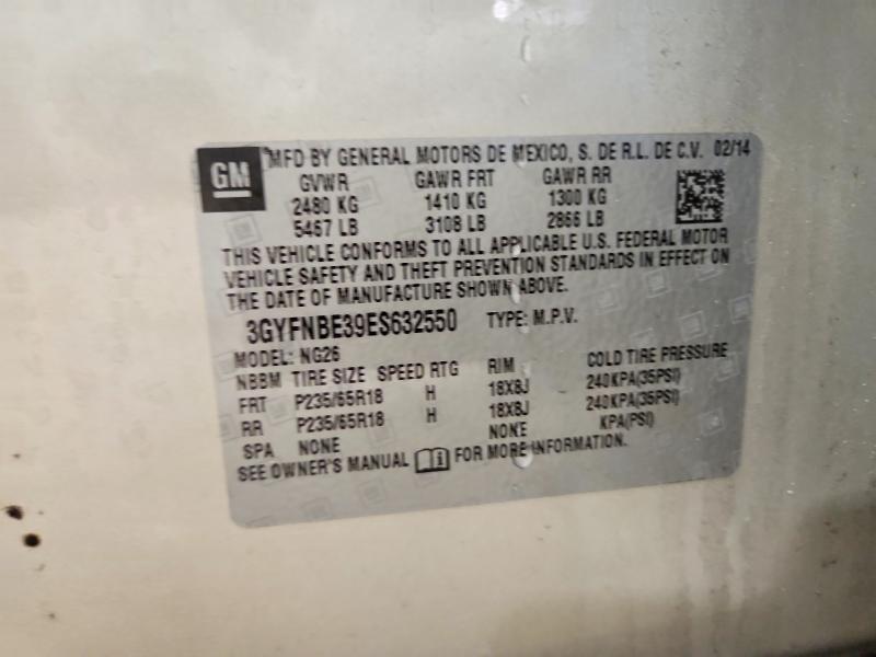 Продажа на аукционе авто 2014 Cadillac Srx, vin: 3GYFNBE39ES632550, номер лота: 45874346