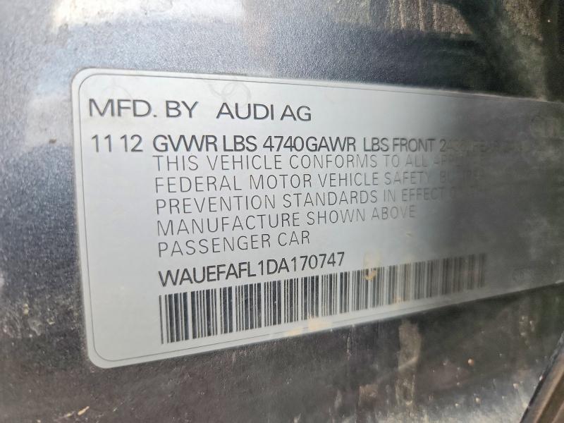 Aukcja sprzedaży 2013 Audi A4, vin: WAUEFAFL1DA170747, numer aukcji: 48161416