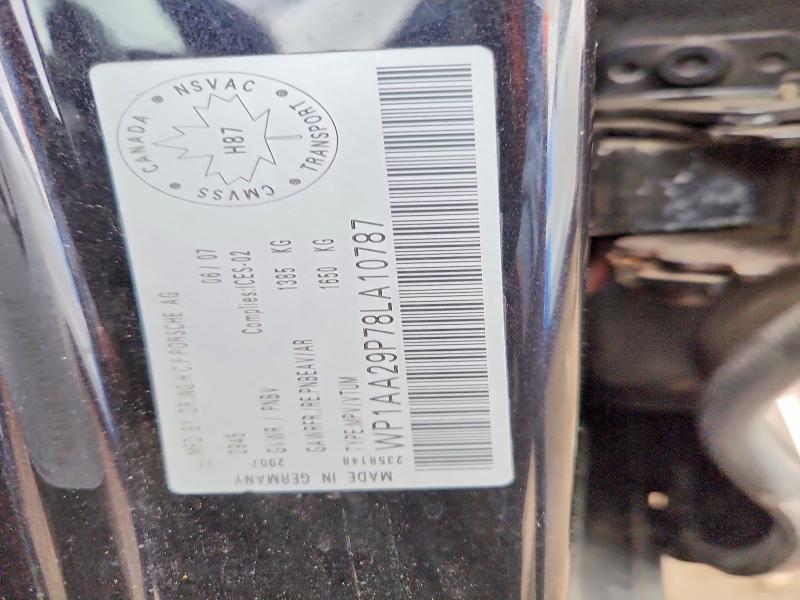Продаж на аукціоні авто 2008 Porsche Cayenne, vin: WP1AA29P78LA10787, номер лоту: 47366536