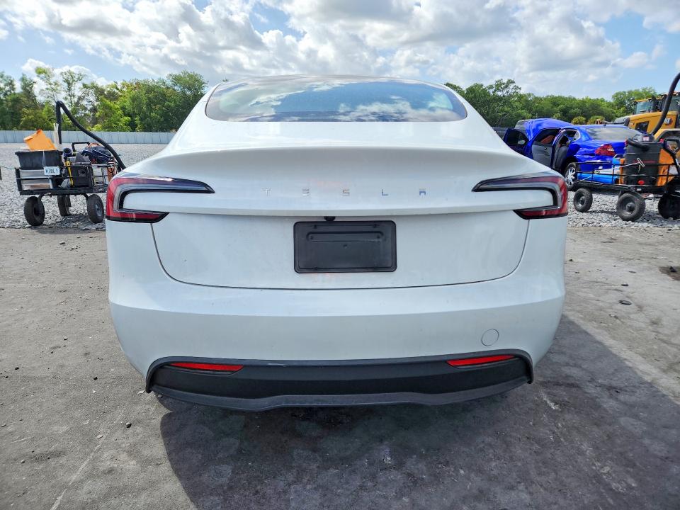 2025 Tesla Model 3 მანქანა იყიდება აუქციონზე, vin: 5YJ3E1EA6SF035541, აუქციონის ნომერი: 48018866