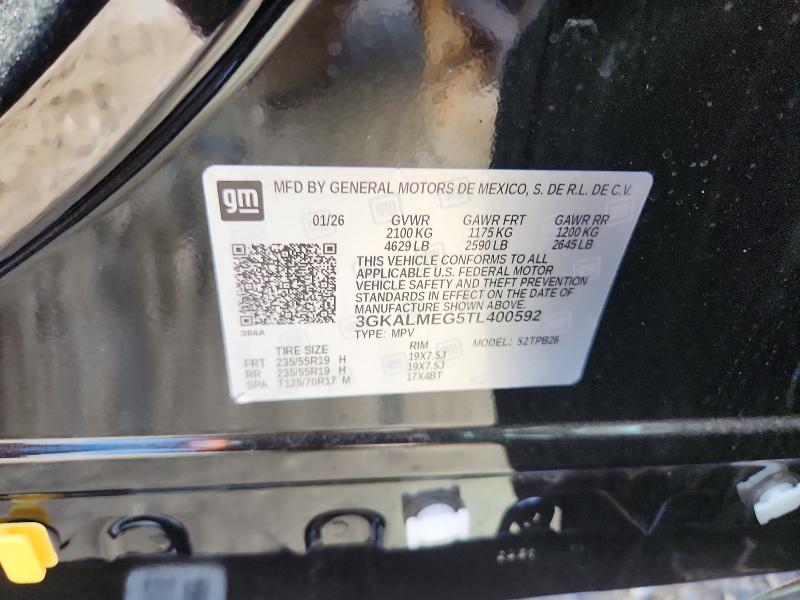 Aukcja sprzedaży 2026 Gmc Terrain, vin: 3GKALMEG5TL400592, numer aukcji: 47641076