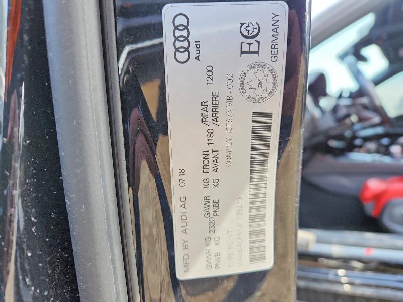 Продажа на аукционе авто 2018 Audi S5, vin: WAUC4CF51JA135213, номер лота: 79916615