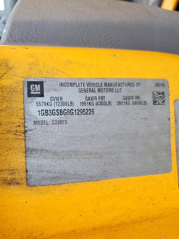 Aukcja sprzedaży 2016 Chevrolet Express G3500, vin: 1GB3GSBG8G1295226, numer aukcji: 46637966