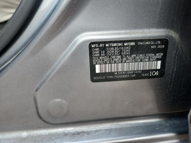 Aukcja sprzedaży 2017 Mitsubishi Mirage, vin: ML32F4FJ3HHF16161, numer aukcji: 46977006
