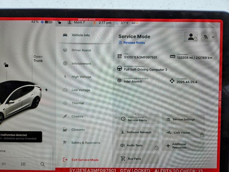 Продаж на аукціоні авто 2021 Tesla Model 3, vin: 5YJ3E1EA3MF097501, номер лоту: 79531465