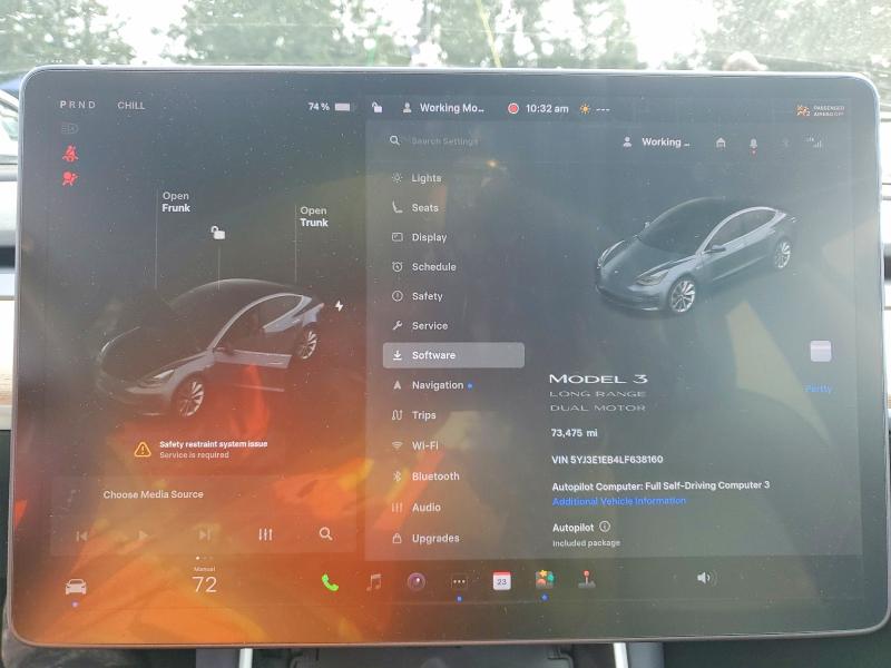Продажа на аукционе авто 2020 Tesla Model 3, vin: 5YJ3E1EB4LF638160, номер лота: 46522726
