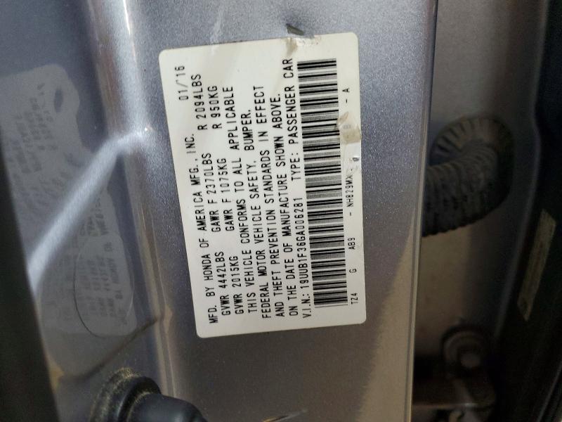 Aukcja sprzedaży 2016 Acura Tlx, vin: 19UUB1F36GA006281, numer aukcji: 47474846