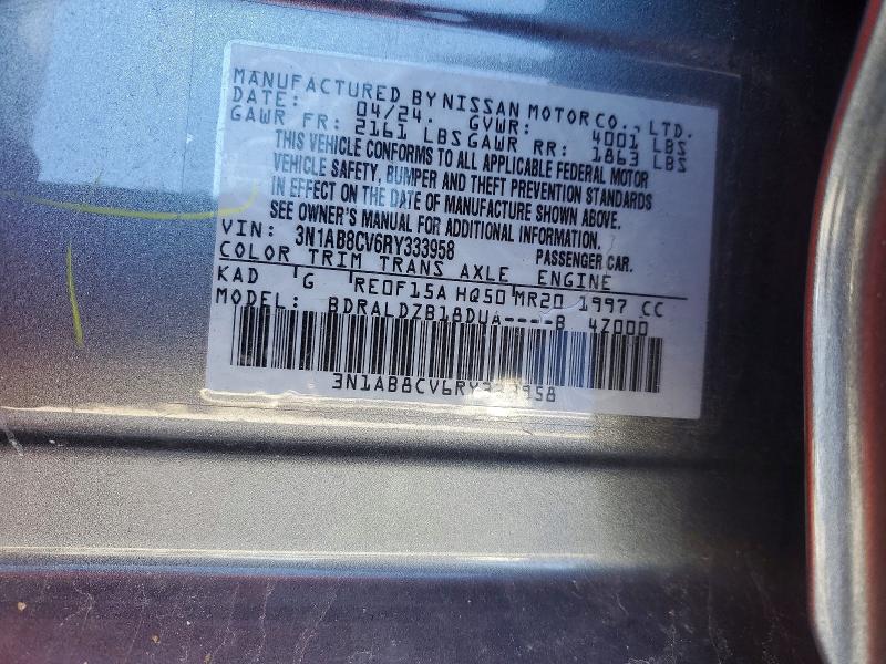 Продаж на аукціоні авто 2024 Nissan Sentra, vin: 3N1AB8CV6RY333958, номер лоту: 41615116