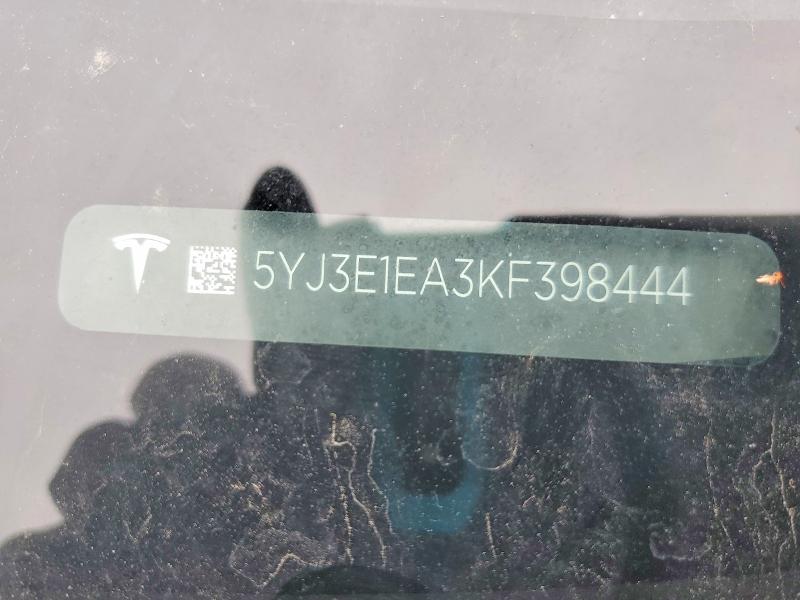 Продажа на аукционе авто 2019 Tesla Model 3, vin: 5YJ3E1EA3KF398444, номер лота: 78710445