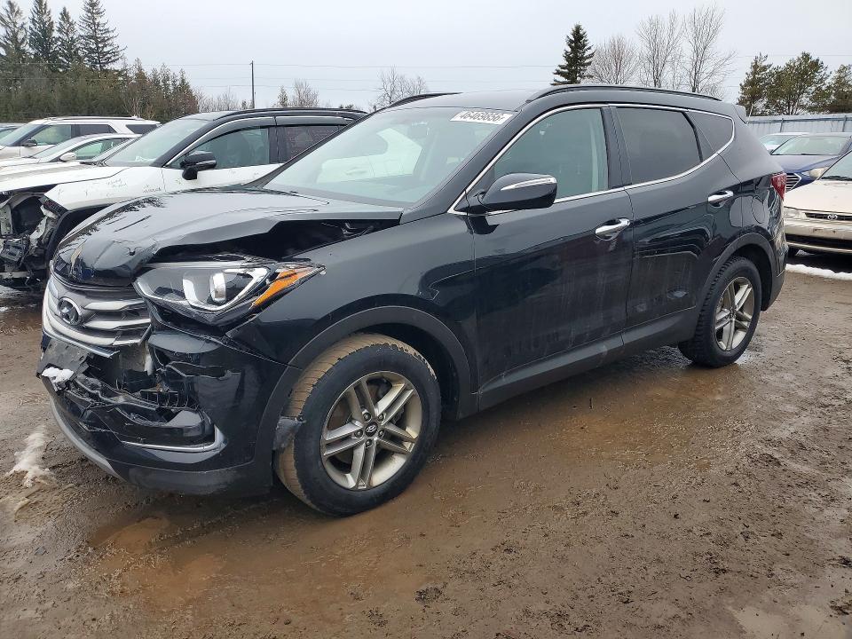 46469856 :رقم المزاد ، 5NMZU3LB0JH086387 vin ، 2018 Hyundai Santa Fe Sport مزاد بيع