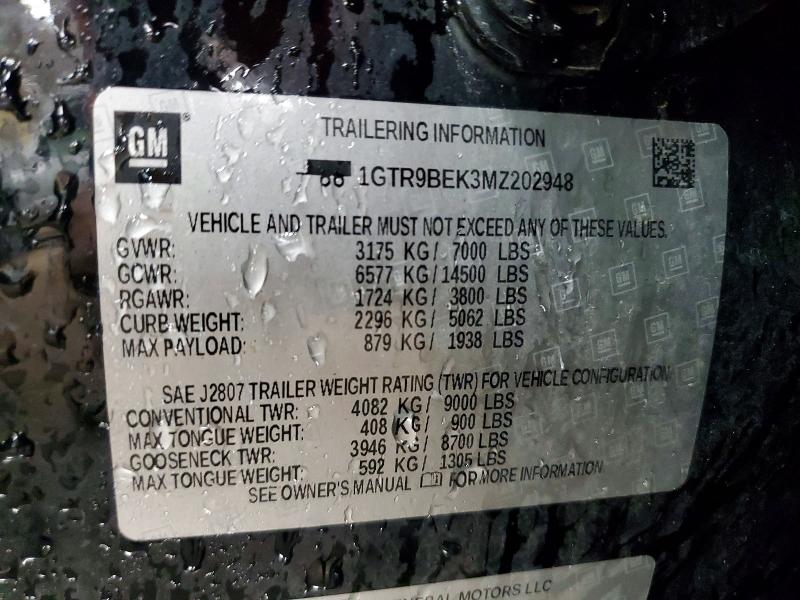 Продажа на аукционе авто 2021 Gmc Sierra, vin: 1GTR9BEK3MZ202948, номер лота: 47312416